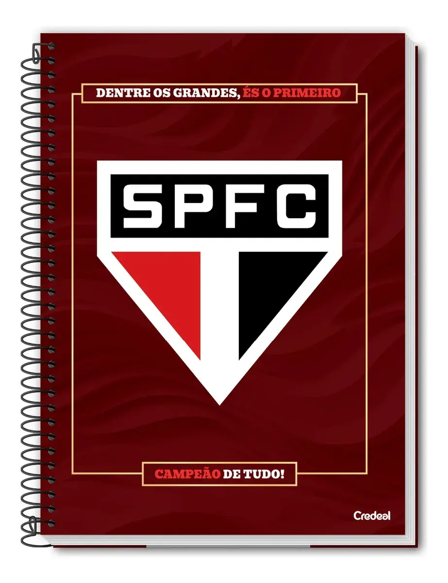 Miniatura: CADERNO ESP CAPA DURA 160 FLS 10X1 SÃO PAULO - 25712