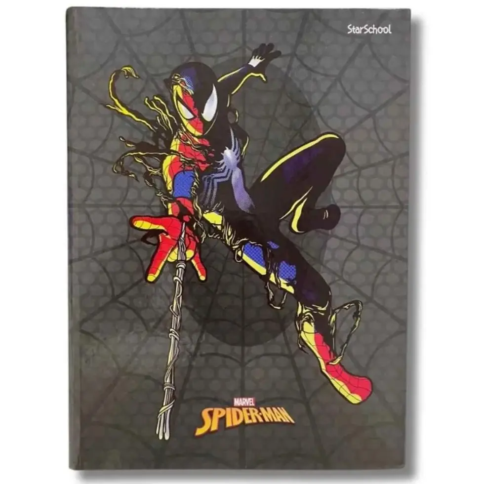 Miniatura: 237 CADERNO BROCHURÃO CAPA DURA 80 FLS SPIDER