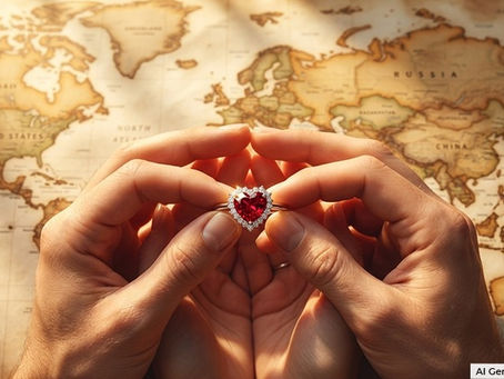 Global Love Day Gemstone Rings That Say "I do"