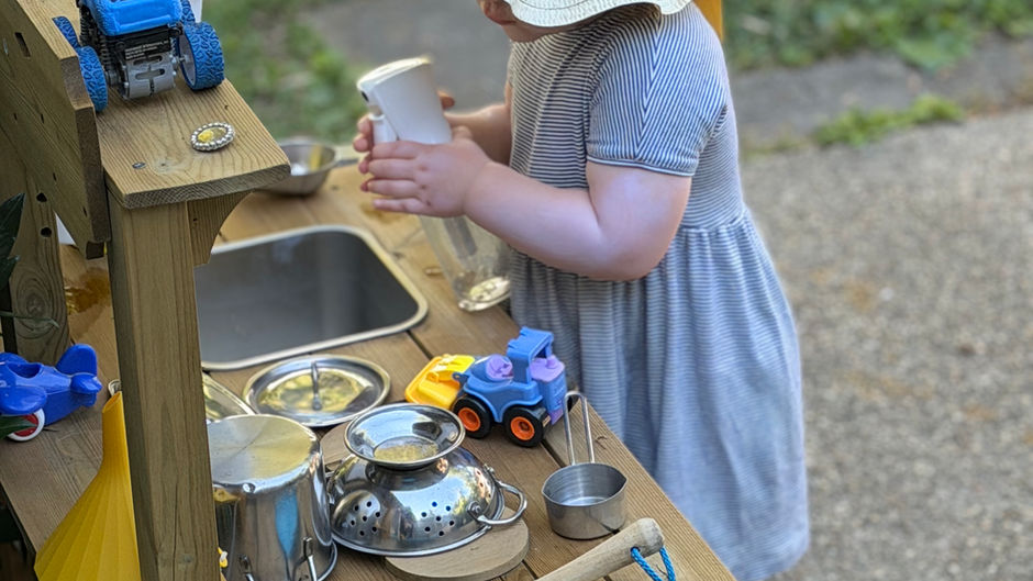 Waldorf outdoor toys for toddlers, preschool and kindergarten-aged little