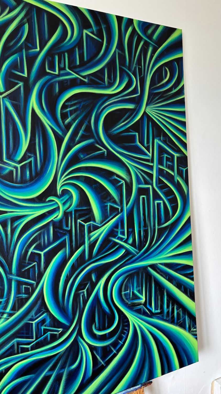 Thumbnail: Entanglement 90 x 120cm