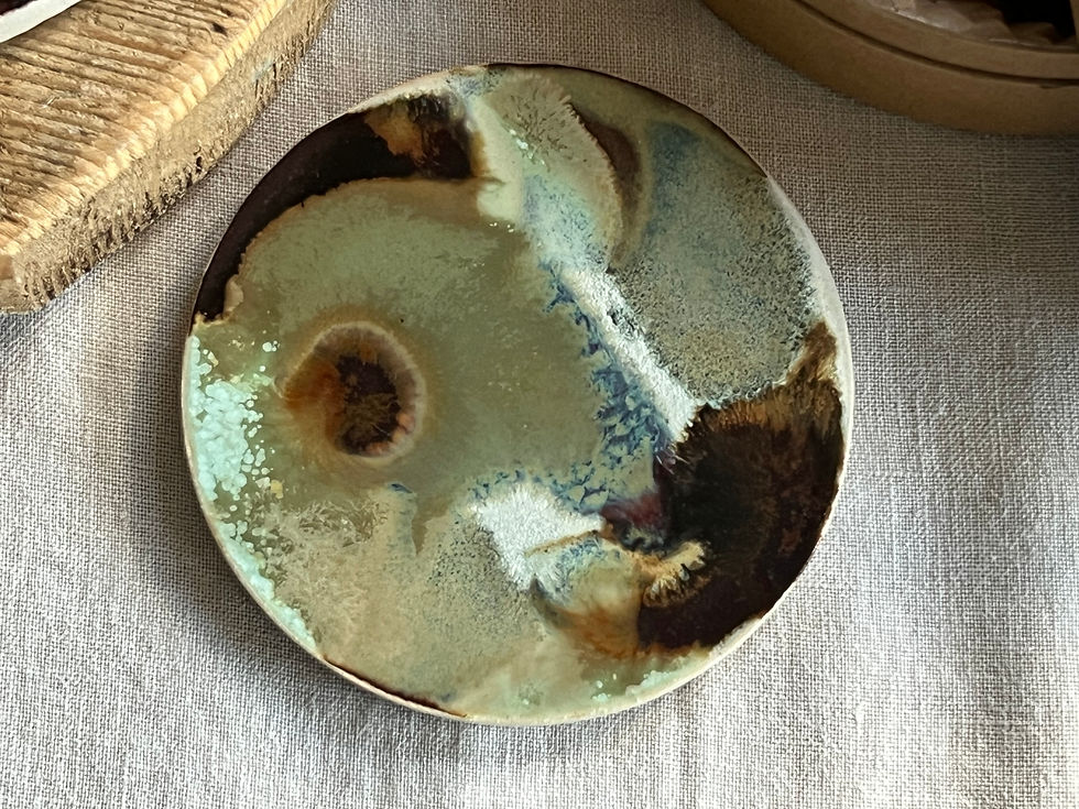 'Umber Cognac' Coastal Coasters - Set of 2