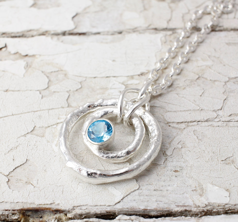 Thumbnail: Topaz necklace