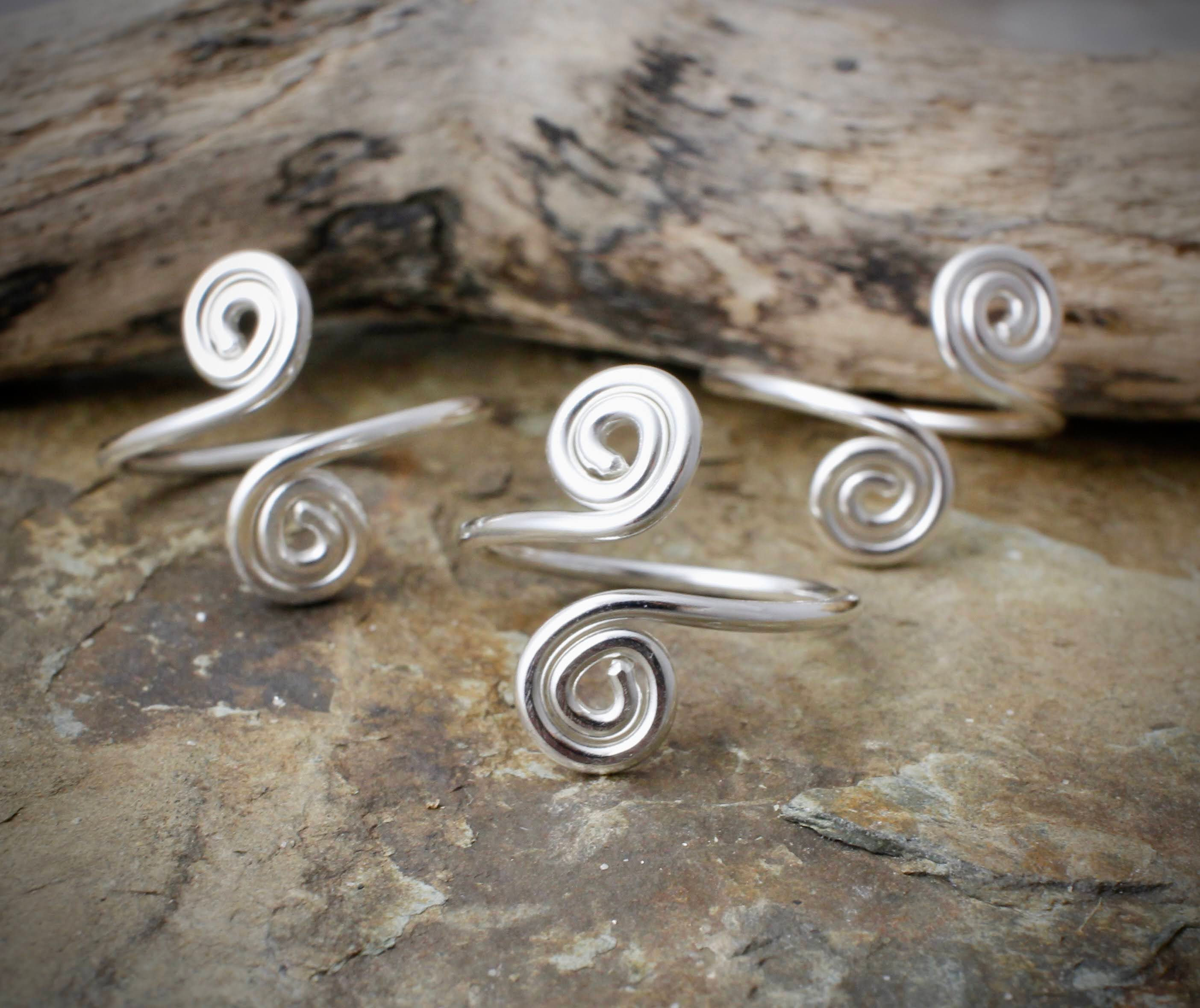 Silver Toe Ring or Midi Ring