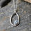 Thumbnail: Molten silver teardrop necklace, Marsha Drew Jewellery