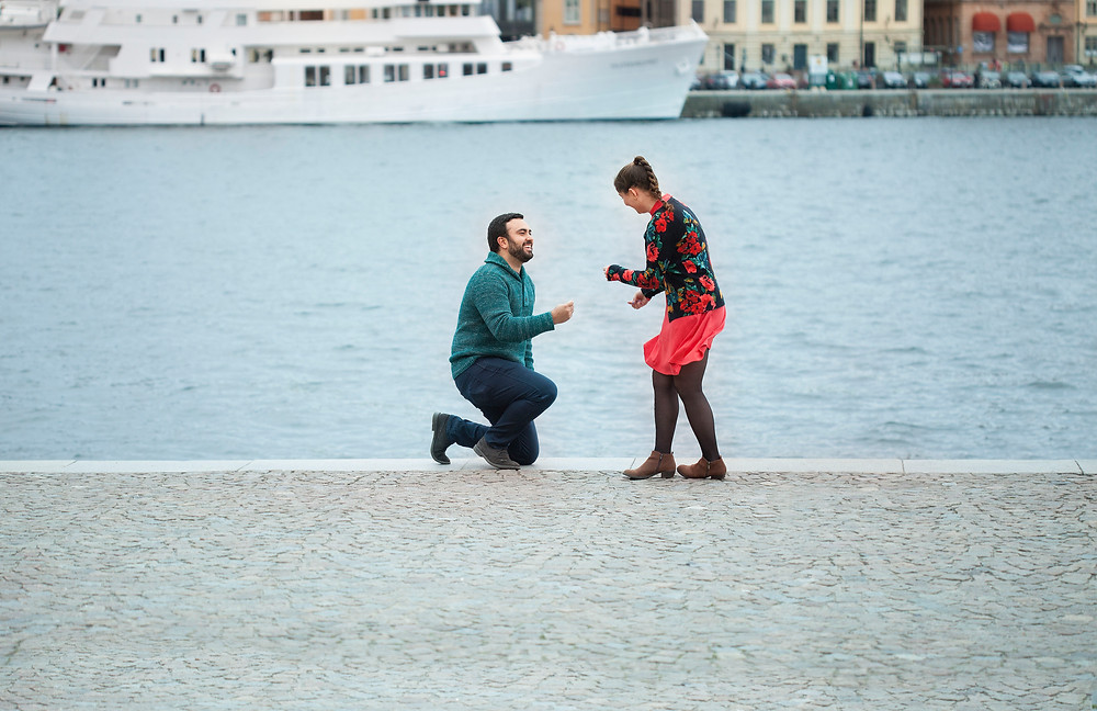 Förlovningsfotografering stockholm