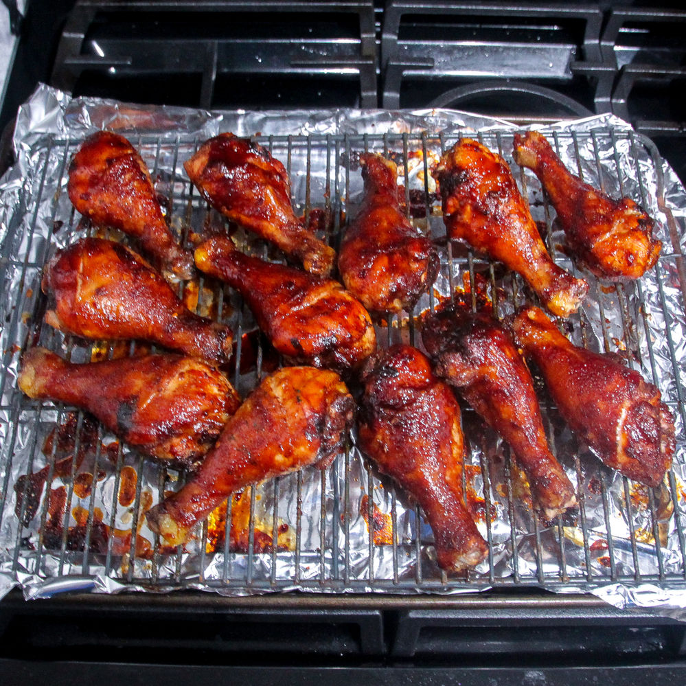 Oven Baked BBQ Drumsticks
