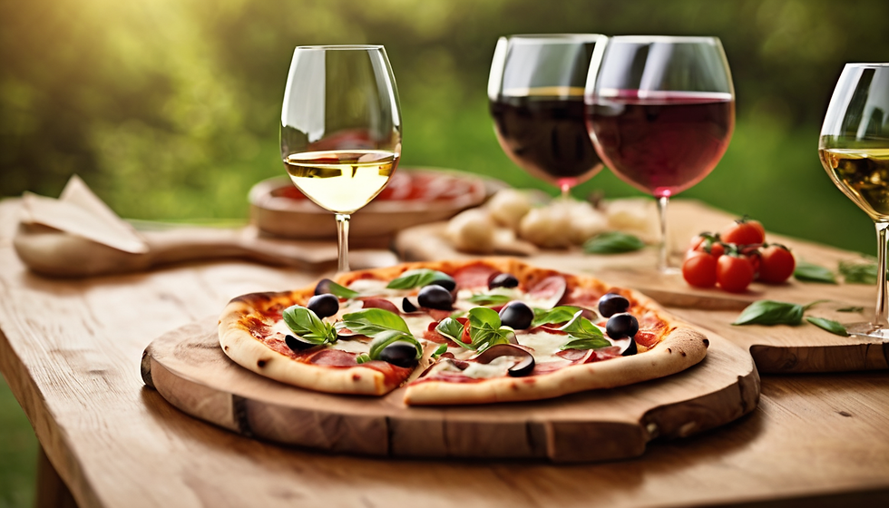 Gourmet Pizza and Wine Evening