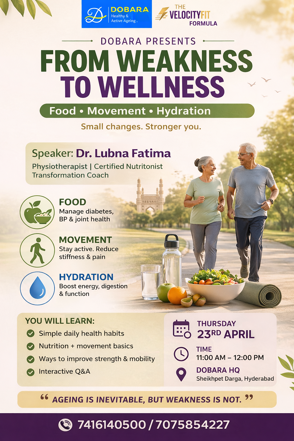 From Weakness to Wellness