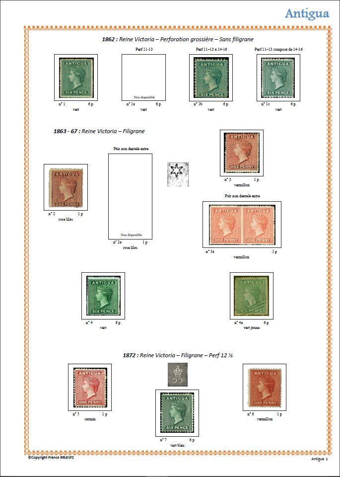 Thumbnail: Antigua | 1862-1949 |