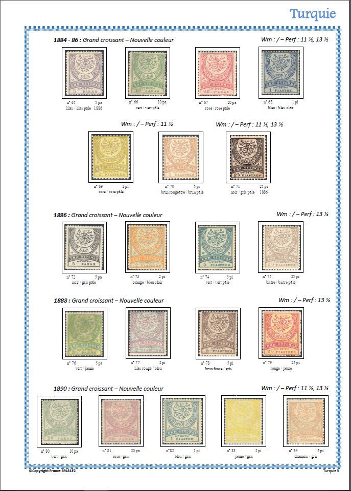 Turquie | 1863-1940 | Timbres Poste | Poste Aérienne |