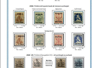 Pologne | 1860-1940 | Timbres Poste - Poste Aérienne |