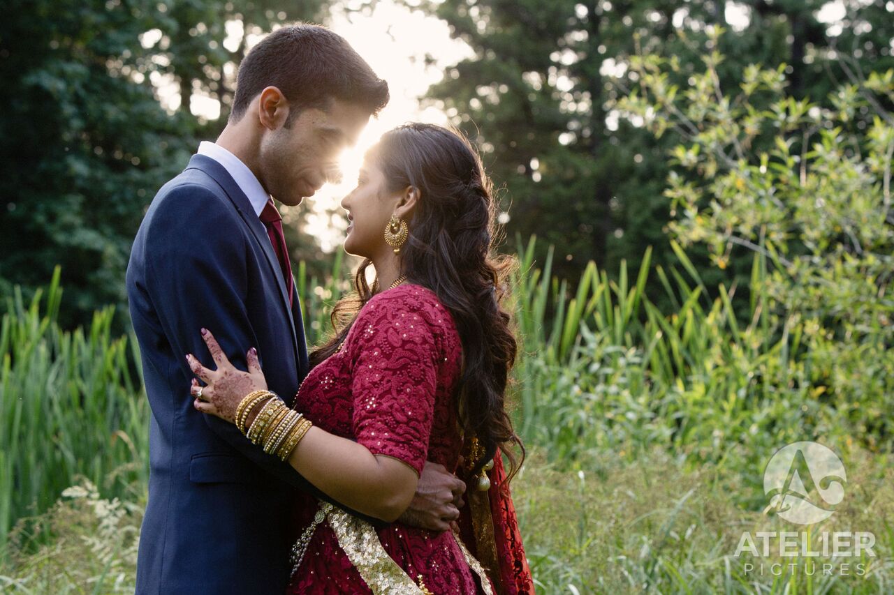 Sharon and Ishan on Wedding day