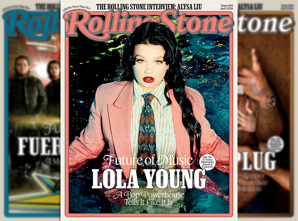 David LaChapelle photographs Lola Young for Rolling Stone Magazine