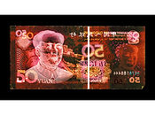 David LaChapelle, Negative Currency: 50 Yuan Used As Negative, 1990-2017