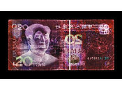 David LaChapelle, Negative Currency: 20 Yuan Used As Negative, 1990-2017
