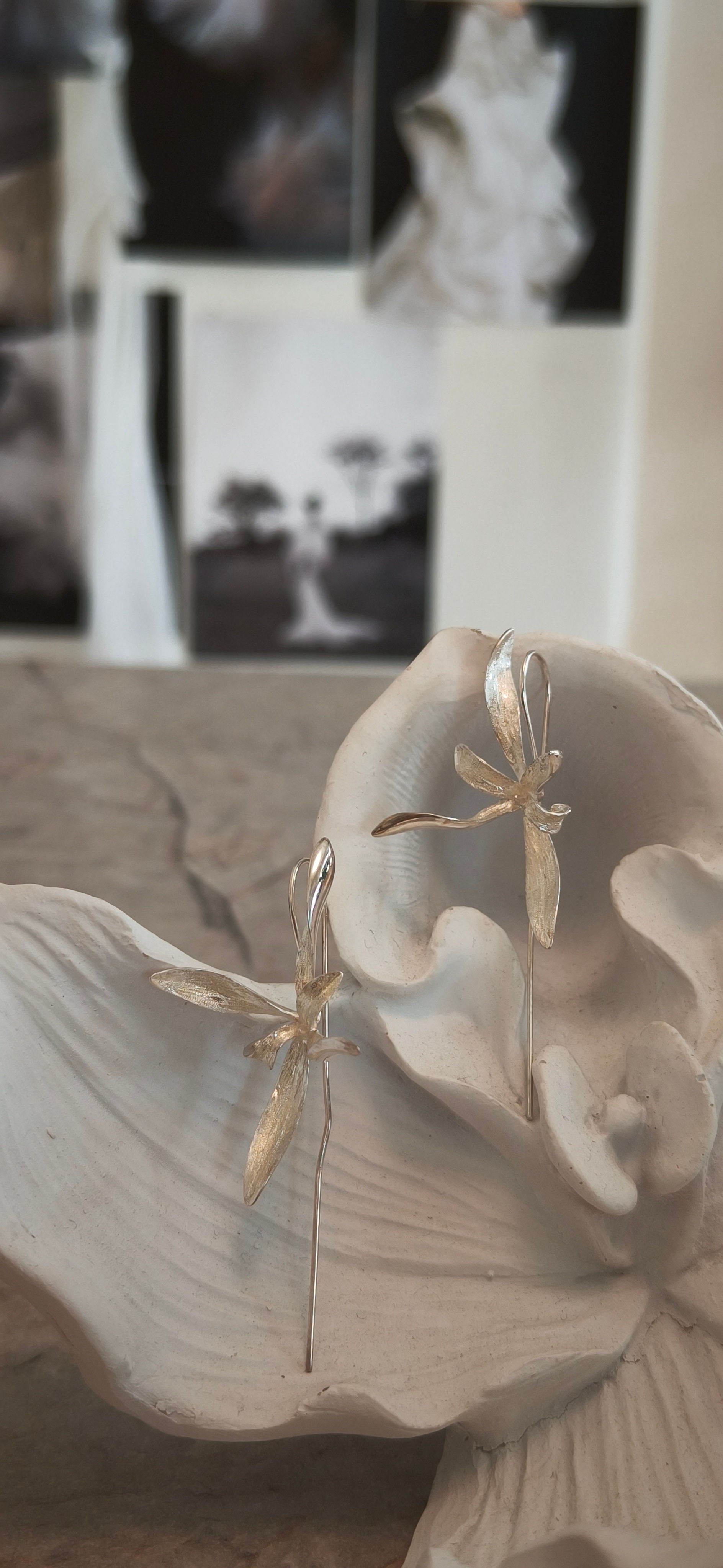 ORCHID BLOOM EARRINGS