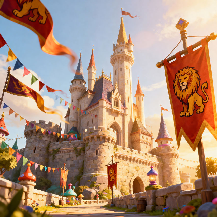 Castle, lion banners.jpg