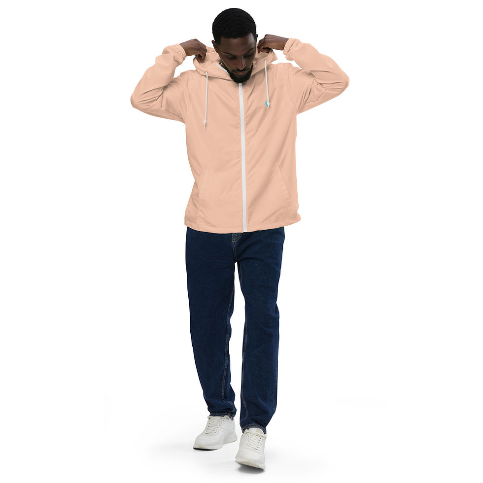 Thumbnail: 7evev x Unisex lightweight zip up windbreaker