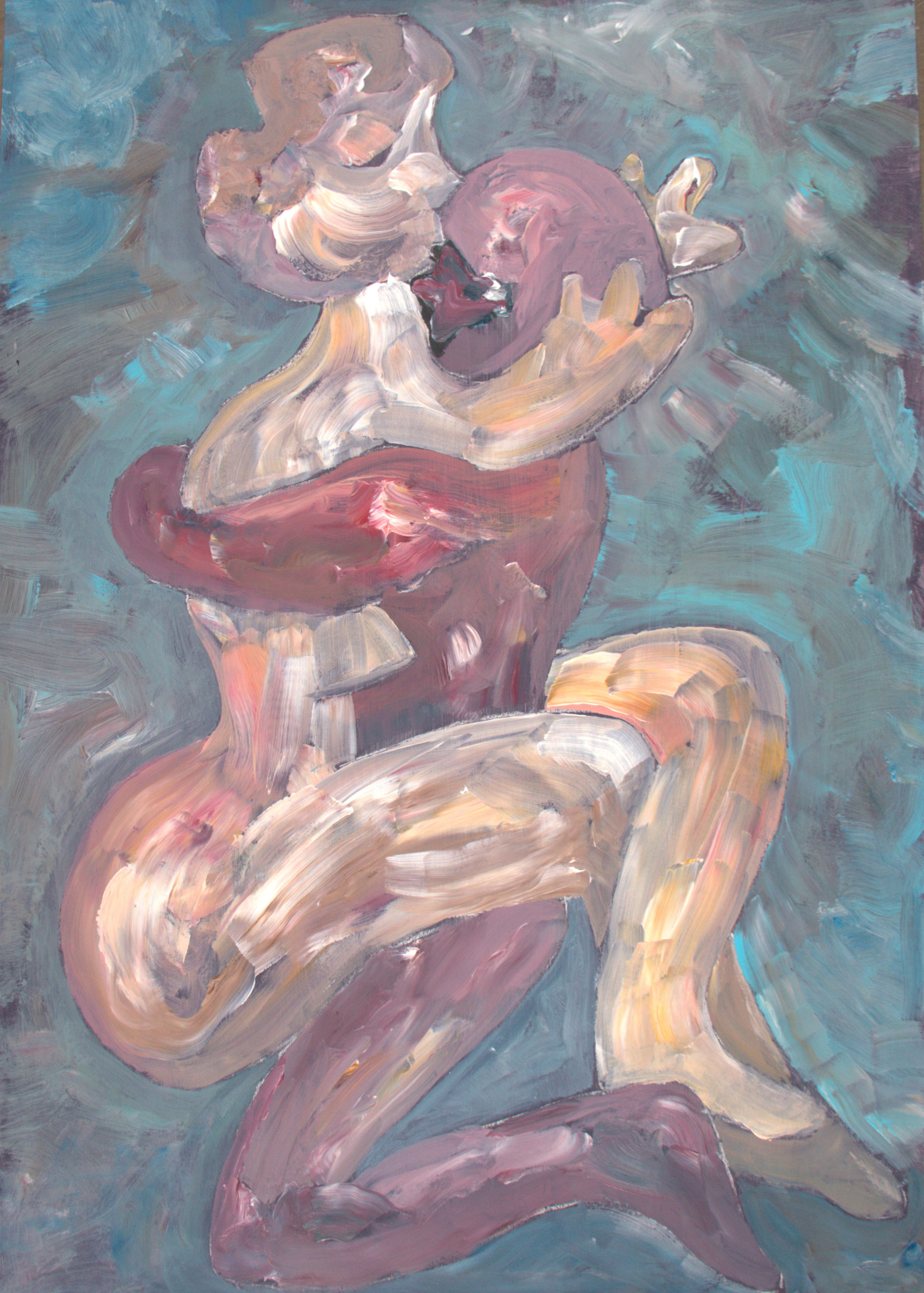 'Couple I' (2022) 33.1" x 23.4"