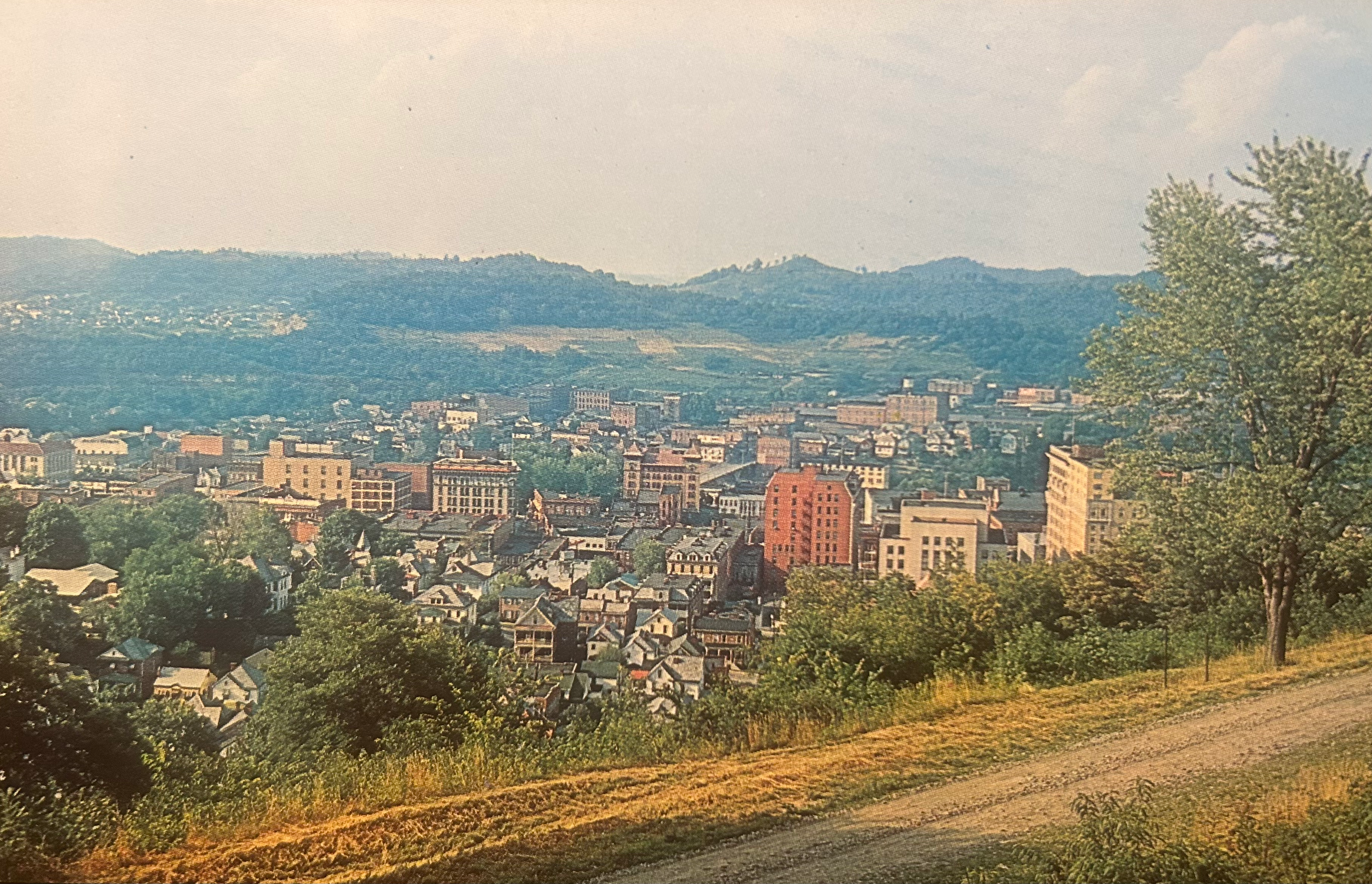 Vintage Panorama of Clarksburg, West Virginia