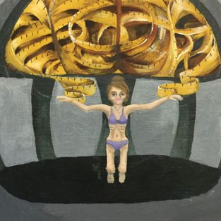 This whole scene is depicted as what's going on inside the main character's head.