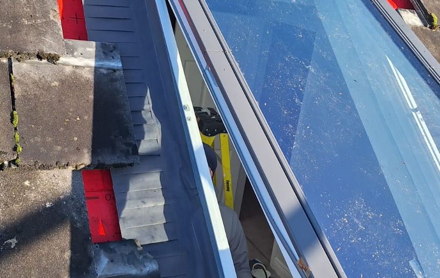 Rooftop window installed by GJP Roofing