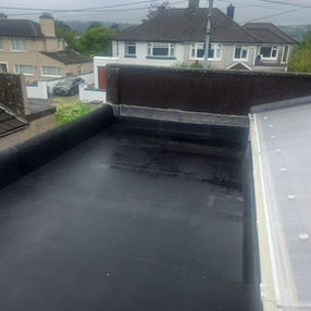 New flat roof installation, Alpine Roofing Services
