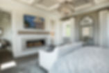 Modern living room with flat screen