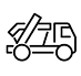 Dump truck icon: Complete Property Solutions