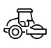 Road roller, construction equipment, Complete Property Solutions