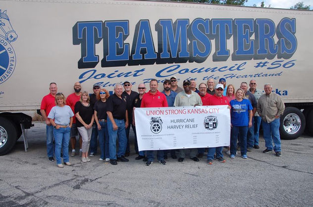 CWA Teams Up With Teamsters to Provide Supplies to Corpus Christi, TX