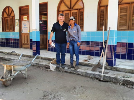 Prefeito vistoria reforma de escolas da rede municipal de ensino