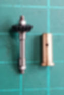New axle and brass bush