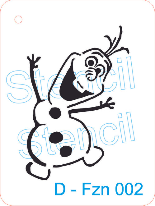 frozen olaf laser cut stencils mylar stencils king