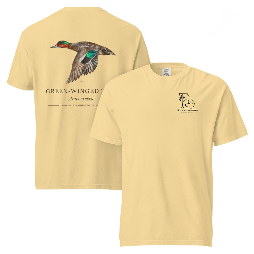 Thumbnail: GREEN-WINGED TEAL - TVLGA WATERFOWL COLLECTION T-SHIRT