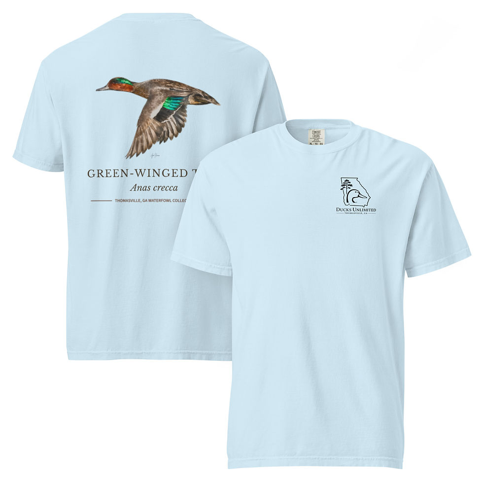 Thumbnail: GREEN-WINGED TEAL - TVLGA WATERFOWL COLLECTION T-SHIRT