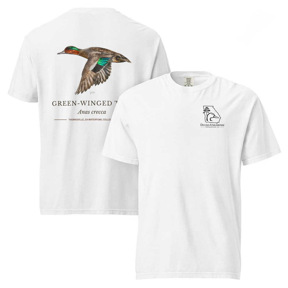 Thumbnail: GREEN-WINGED TEAL - TVLGA WATERFOWL COLLECTION T-SHIRT