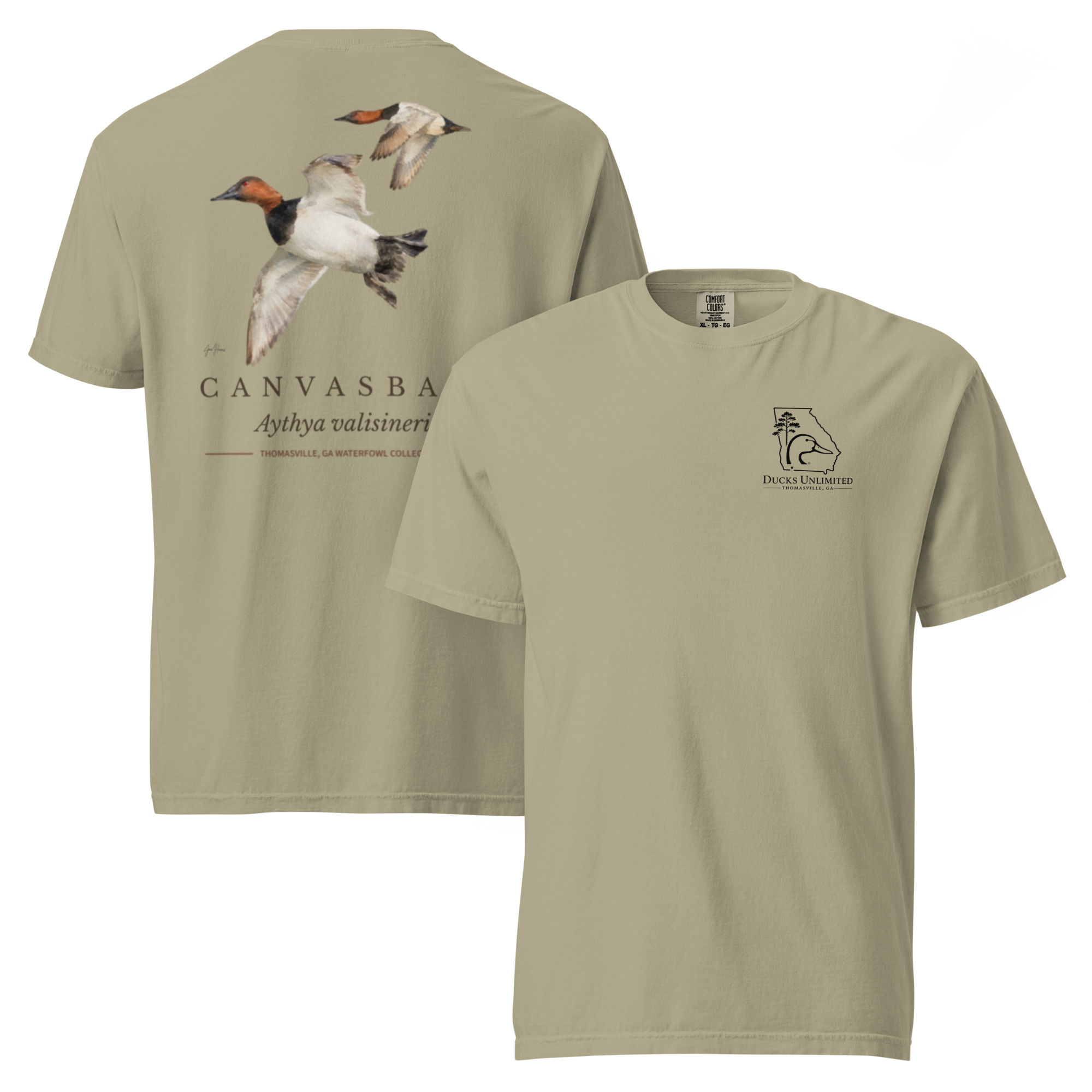 CANVASBACK - TVLGA WATERFOWL COLLECTION T-SHIRT