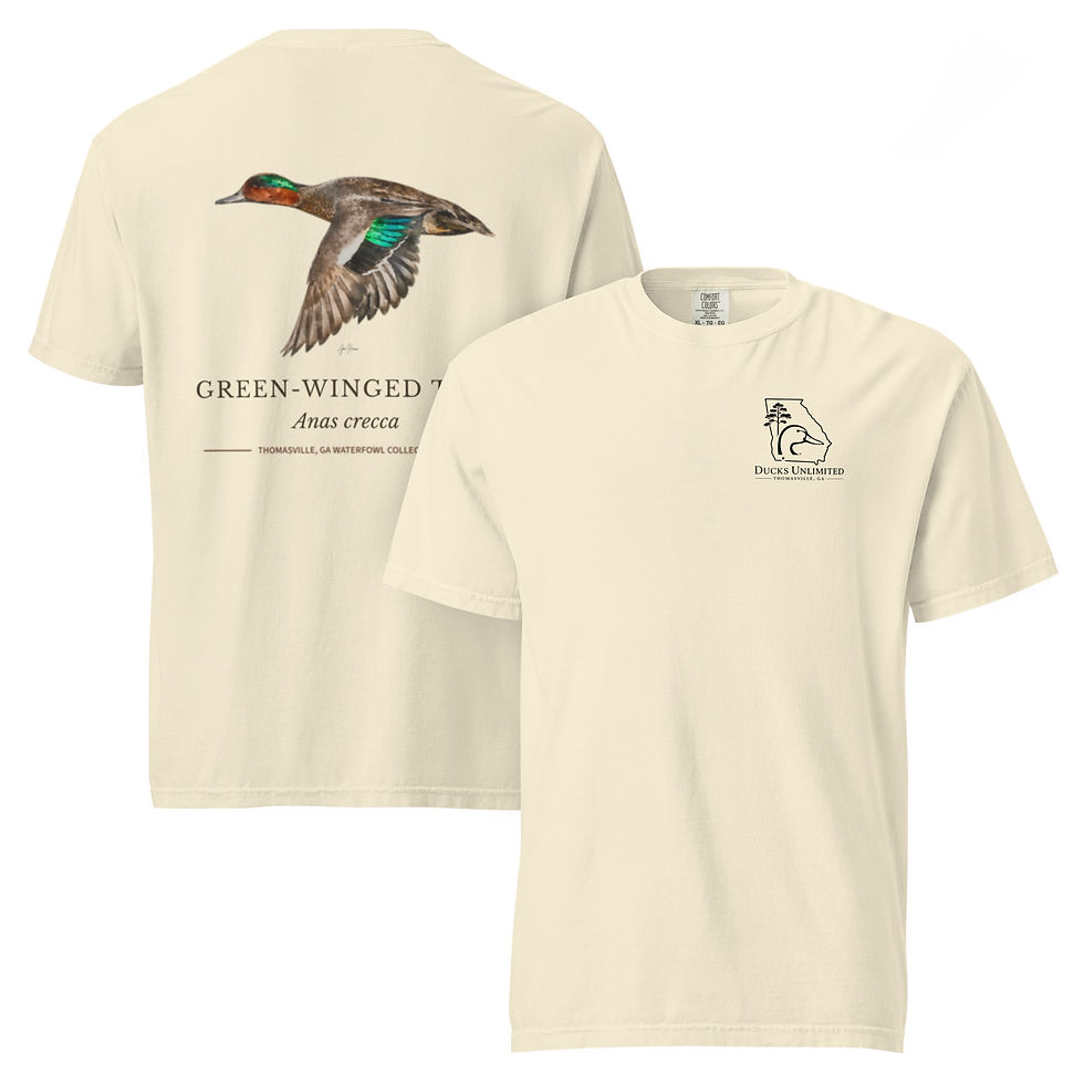 Thumbnail: GREEN-WINGED TEAL - TVLGA WATERFOWL COLLECTION T-SHIRT