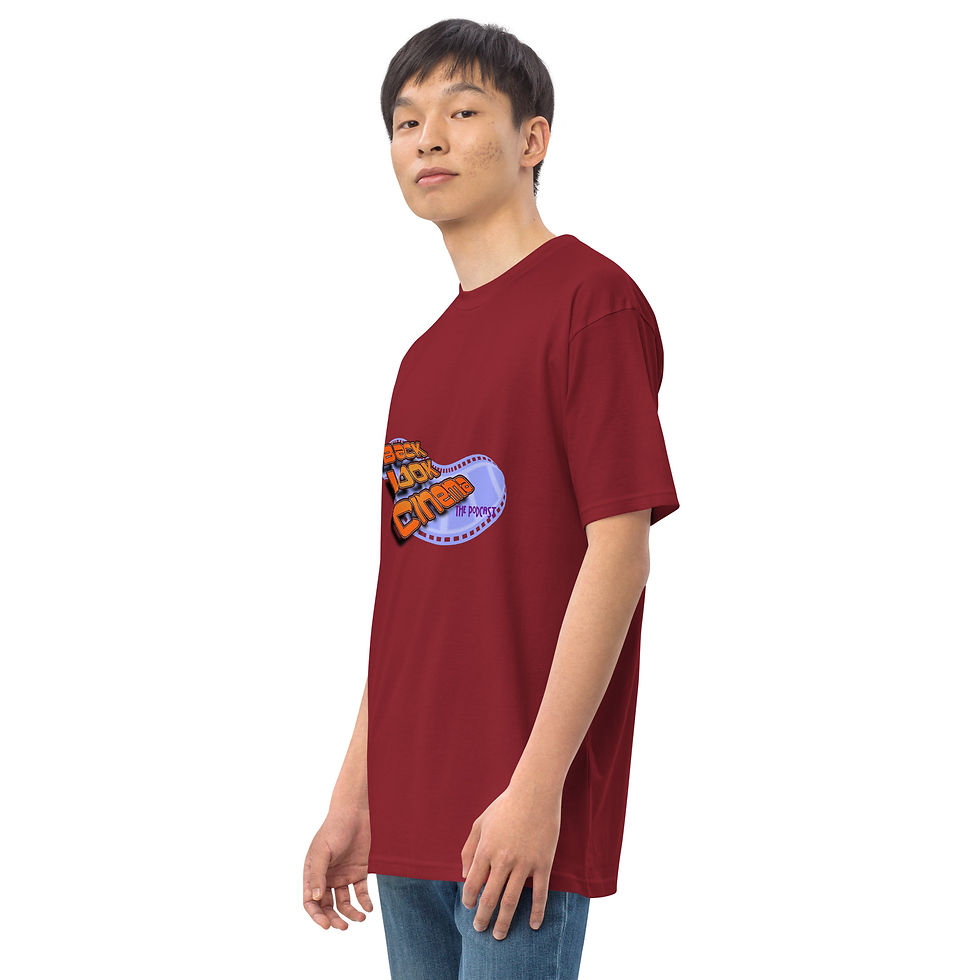 Thumbnail: Back Look Cinema Film Strip Men’s premium heavyweight tee
