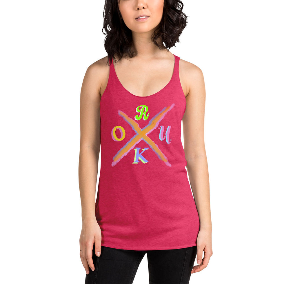 Thumbnail: Are You O.K? women's racerback tank