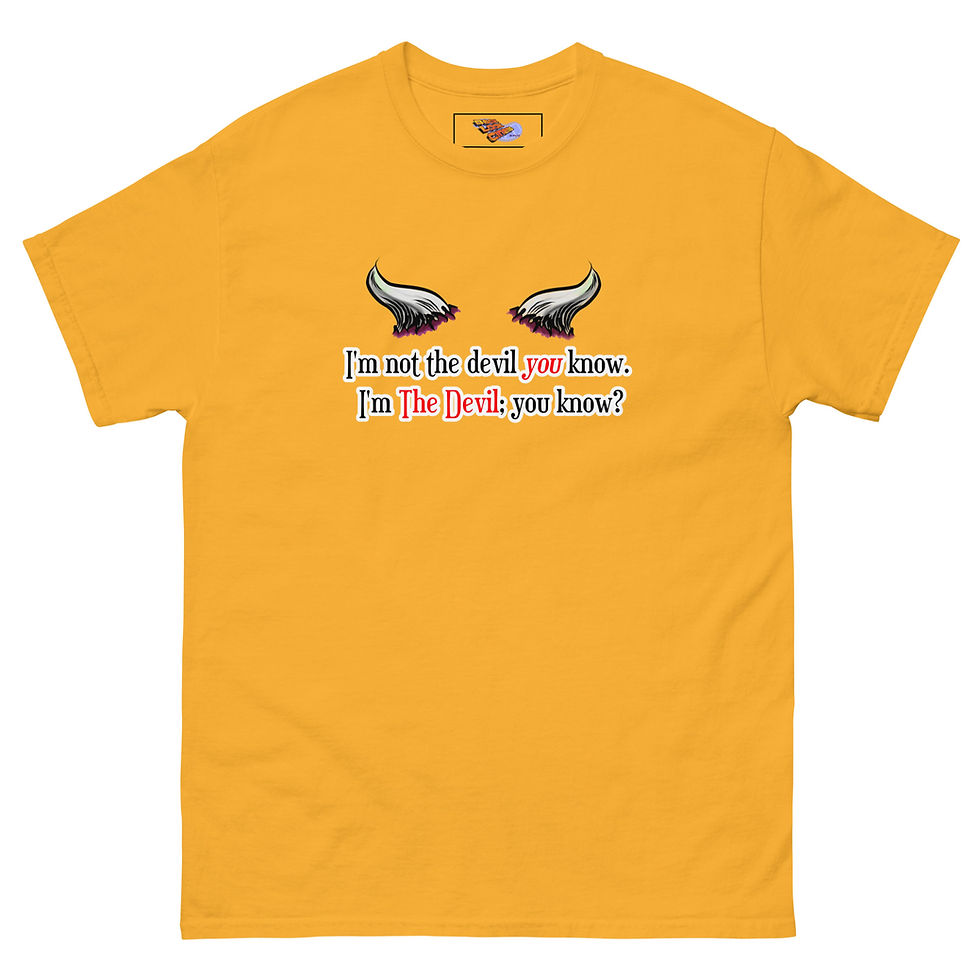 Thumbnail: Not the Devil Men's classic tee