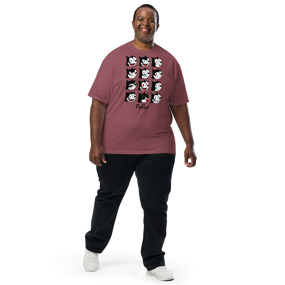Thumbnail: Felix Emoji Unisex garment-dyed heavyweight t-shirt