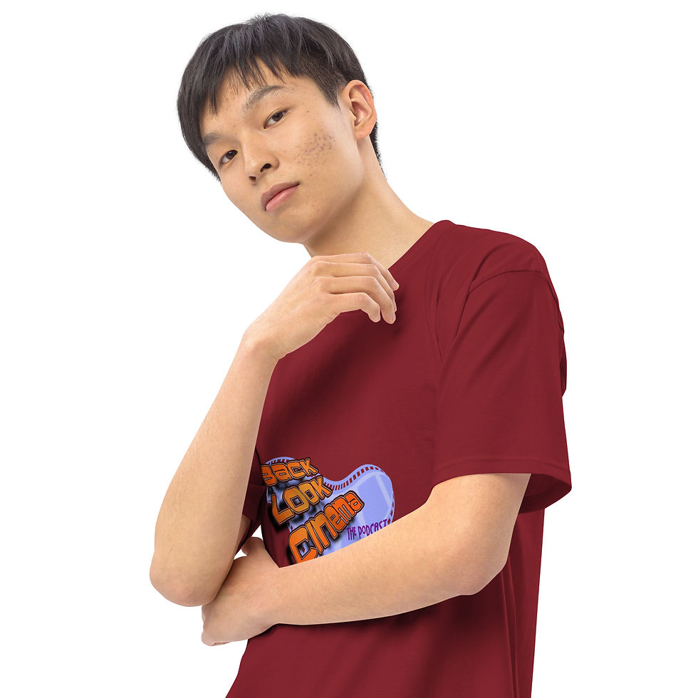 Thumbnail: Back Look Cinema Film Strip Men’s premium heavyweight tee