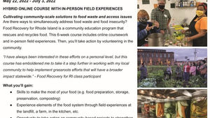 Food Recovery for RI Course!