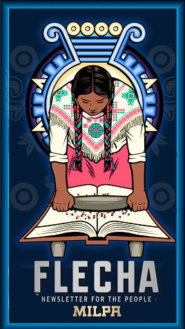 illustration for the la flecha newsletter