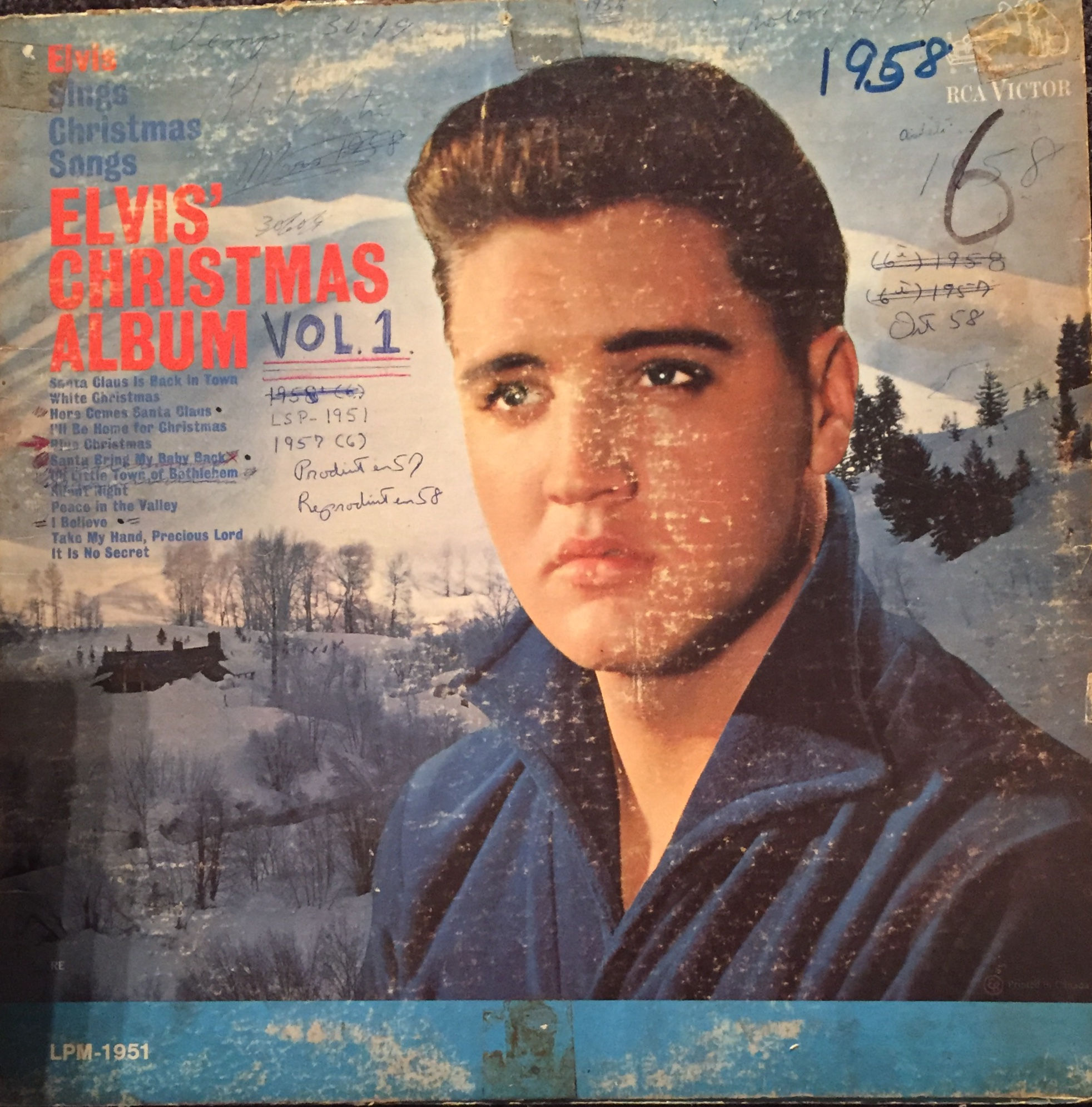 Elvis Presley ‎– Elvis' Christmas Album