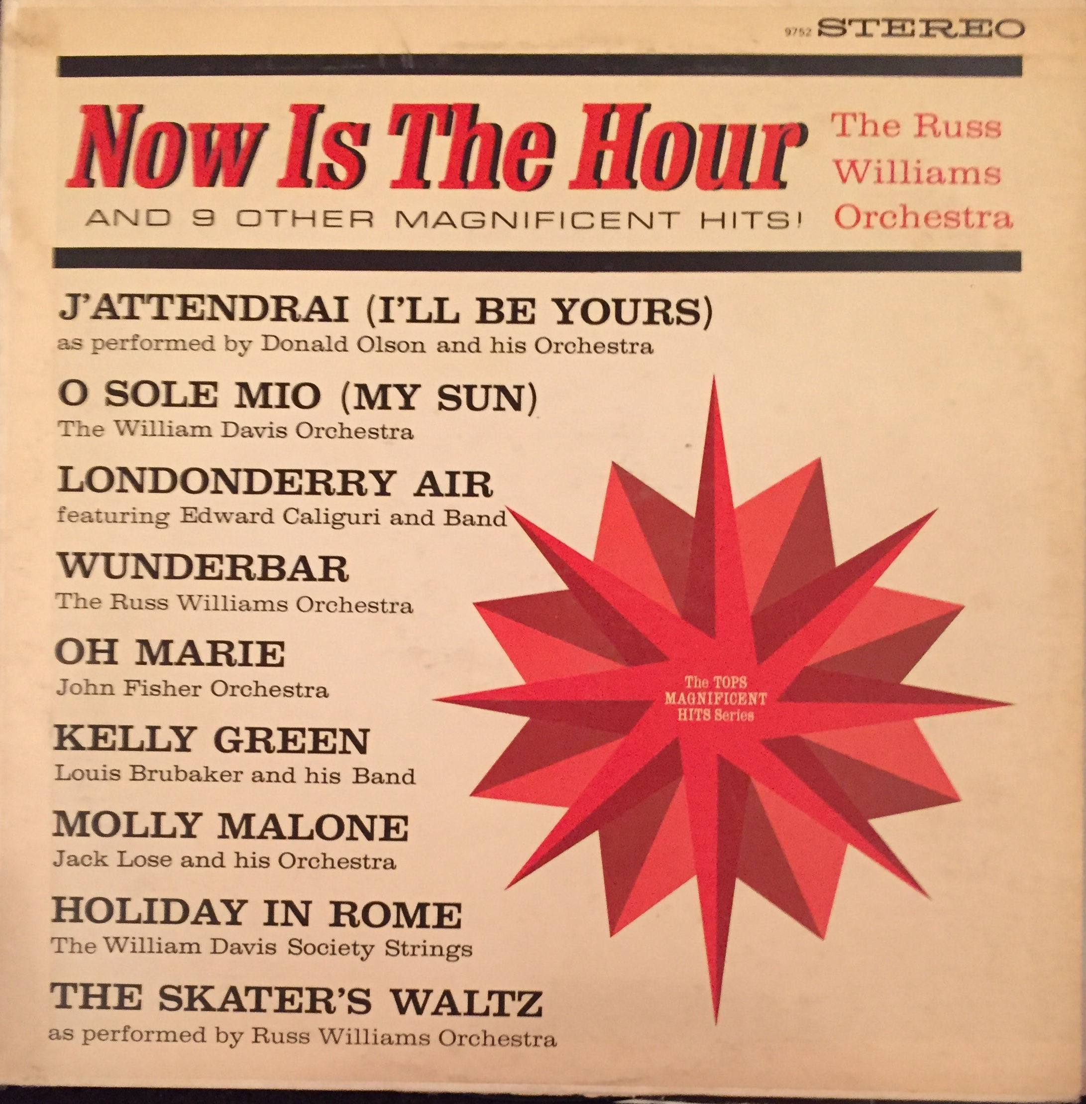 The Russ Williams Orchestra Now Is The Hour