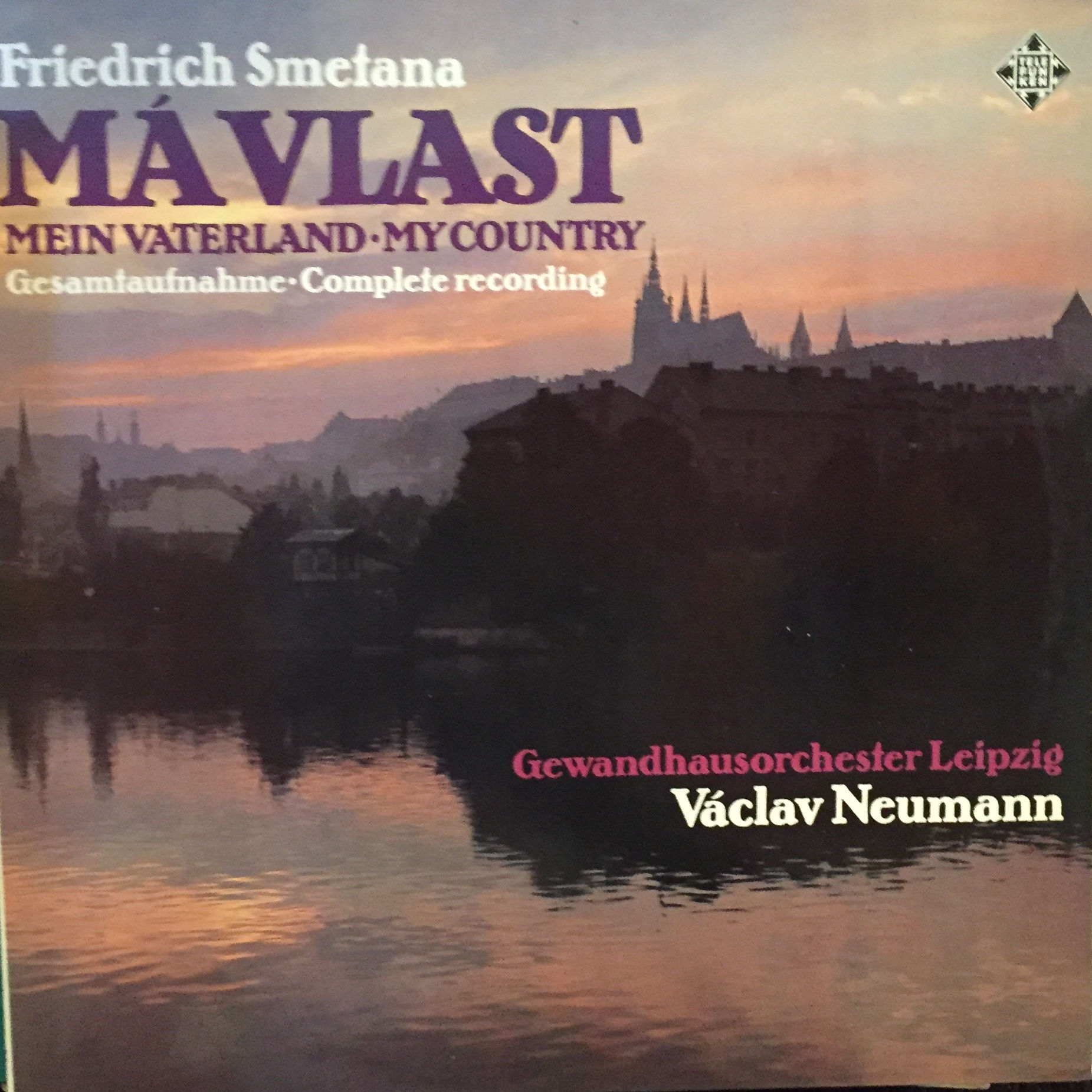 Friedrich Smetana Gewandhausorchester Leipzig, Václav Neumann ‎– Mein Vaterland